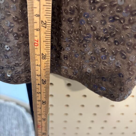 Vintage Express Coquette Tank Lace & Sequins Early 2000s Sz M - Picture 7 of 7